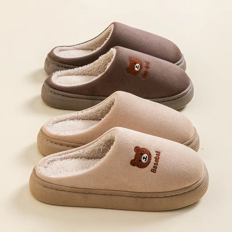 2025 New Bear Shaped Cotton Slippers for Women - Image 7