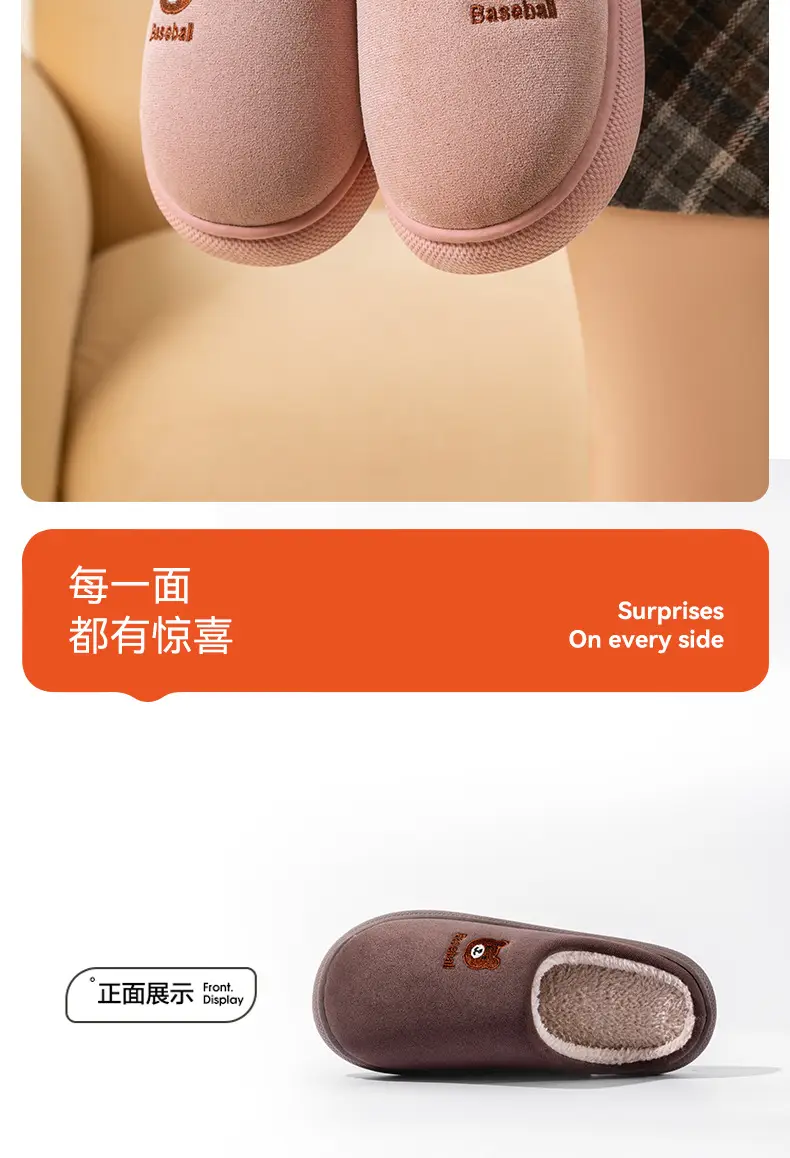 2025 New Bear Shaped Cotton Slippers for Women — feature 18