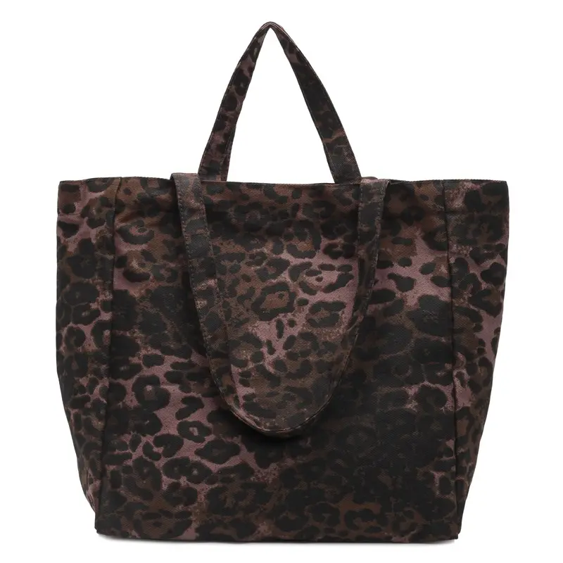 Leopard Print Large Capacity Women's Tote Bag - Image 9