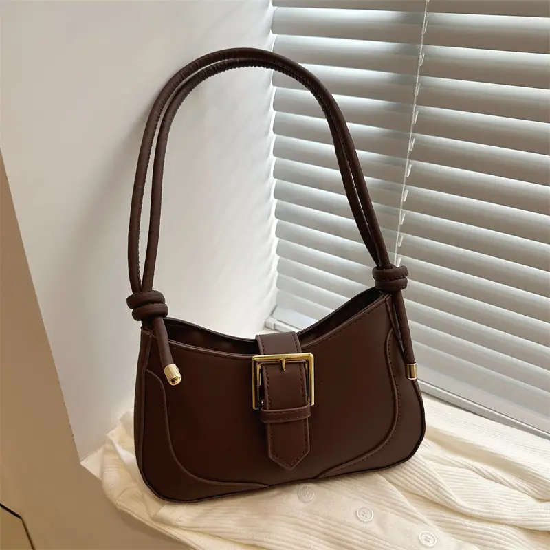 Vintage Brown Shoulder Crossbody Bag for Women