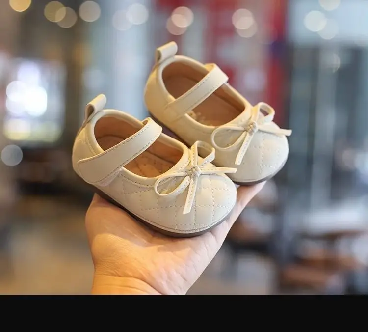 Baby Princess Shoes Cream Soft Leather 1-3Yrs — feature 8