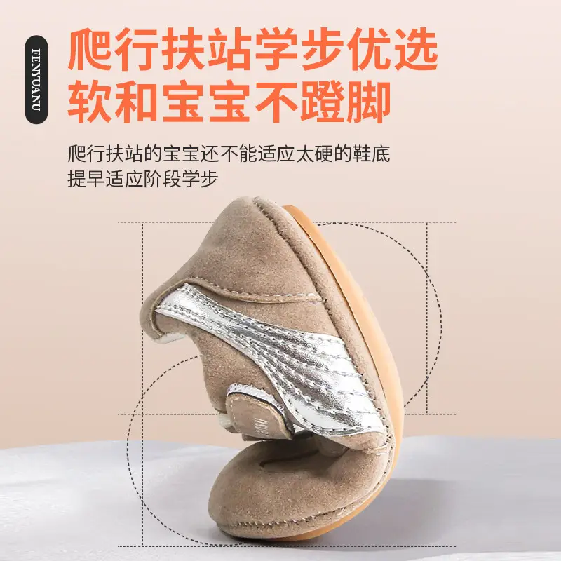 Maroon Soft-Soled Baby Shoes for 0-12 Months