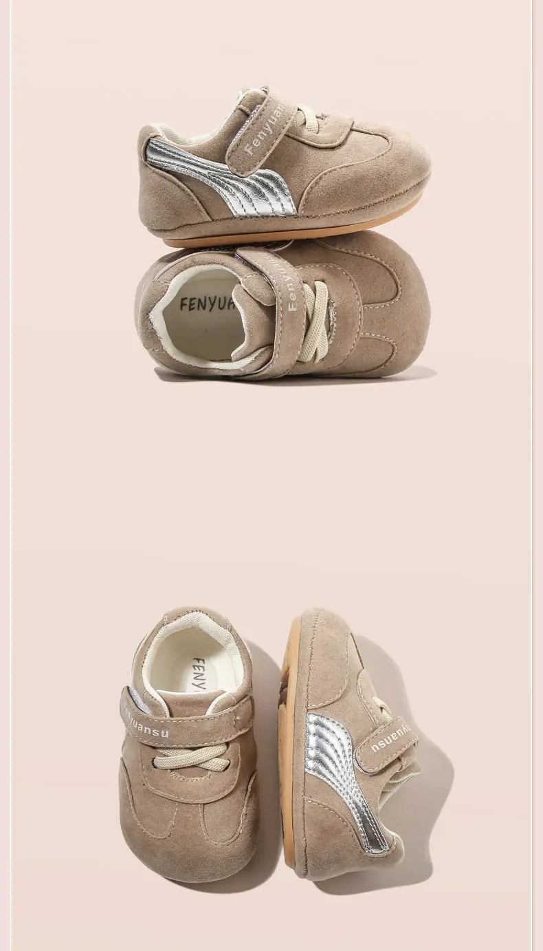 Maroon Soft-Soled Baby Shoes for 0-12 Months — feature 22