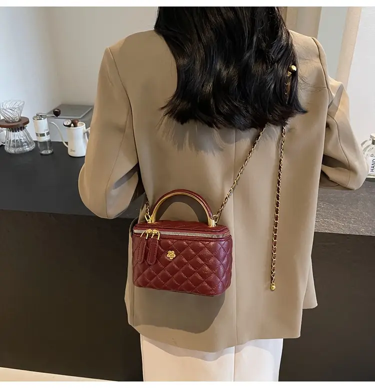 2024 Autumn Winter Rhombic Box Bag for Women — feature 23
