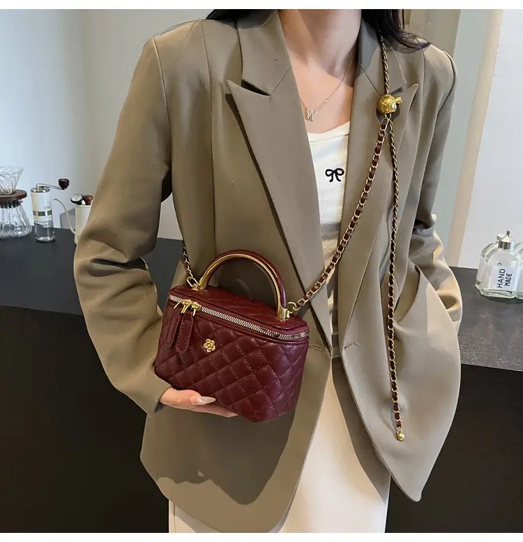 2024 Autumn Winter Rhombic Box Bag for Women — feature 26