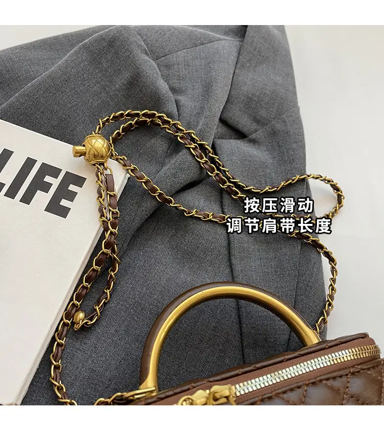 2024 Autumn Winter Rhombic Box Bag for Women — feature 4