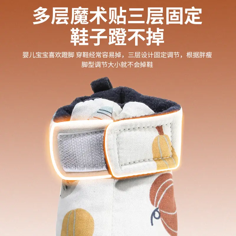 Fentyansu Newborn Baby Shoes 0-18 Months Fleece Lined