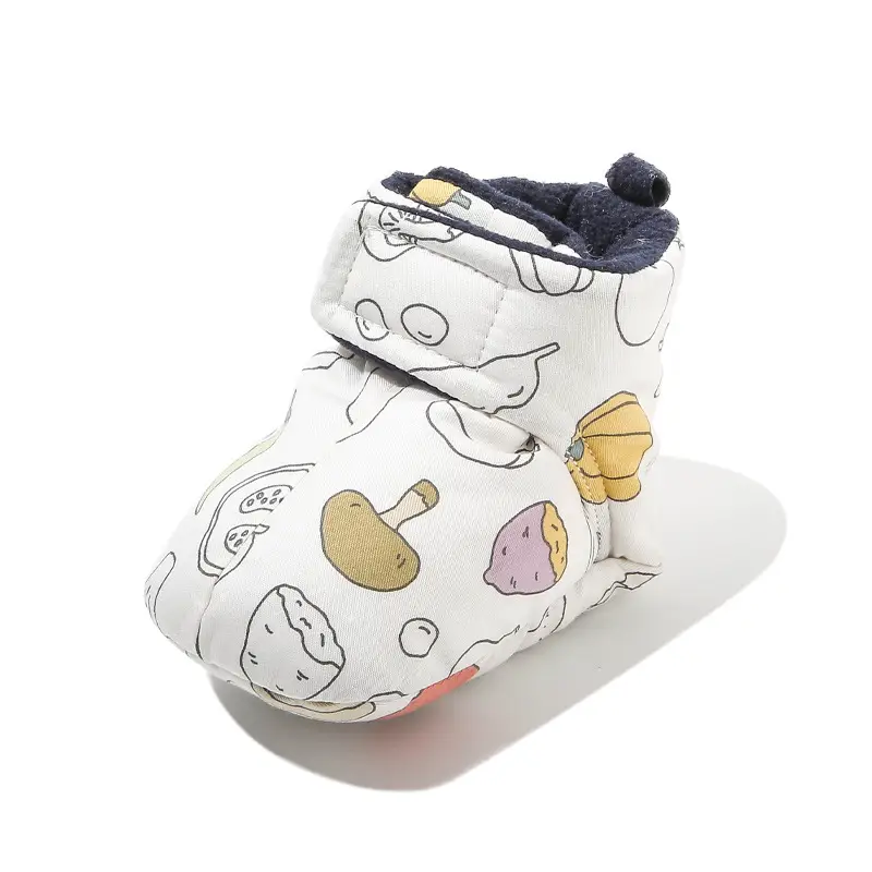 Fentyansu Newborn Baby Shoes 0-18 Months Fleece Lined