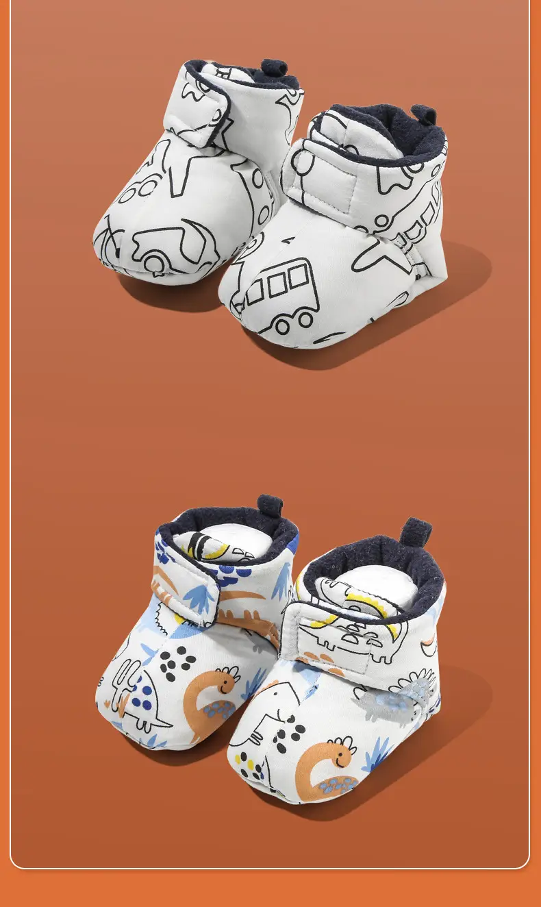 Fentyansu Newborn Baby Shoes 0-18 Months Fleece Lined — feature 21