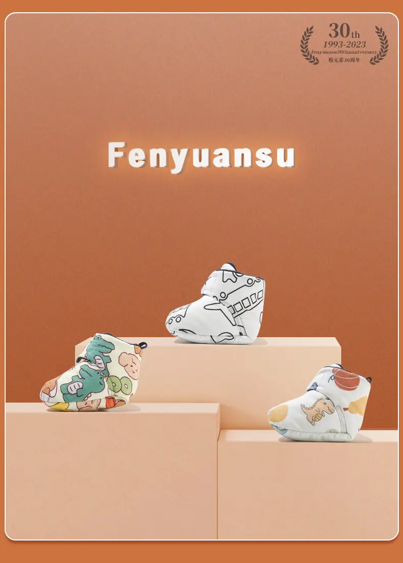 Fentyansu Newborn Baby Shoes 0-18 Months Fleece Lined — feature 7