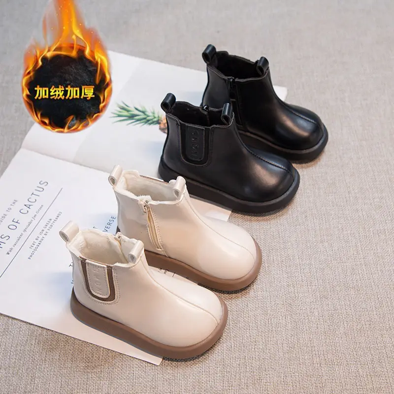 Women's Fleece Baby Boots Winter Ankle Length Soft Sole