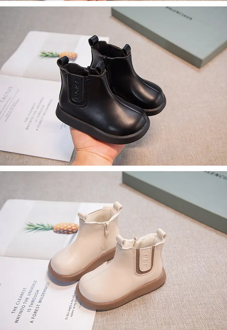 Women's Fleece Baby Boots Winter Ankle Length Soft Sole — feature 11
