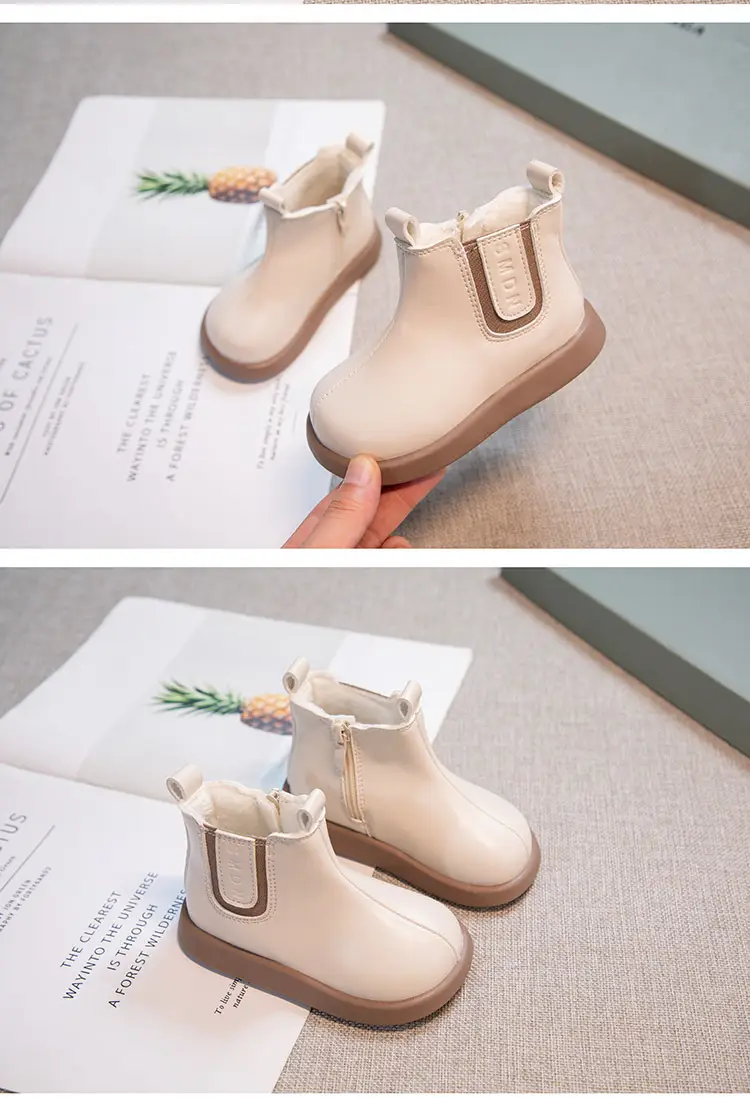 Women's Fleece Baby Boots Winter Ankle Length Soft Sole — feature 12
