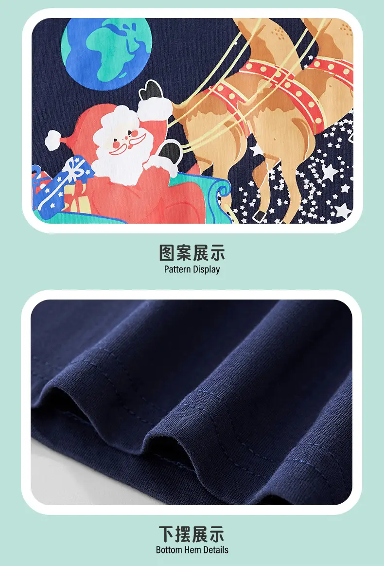 2024 Boys Cotton Christmas T-Shirt Long Sleeve — feature 8