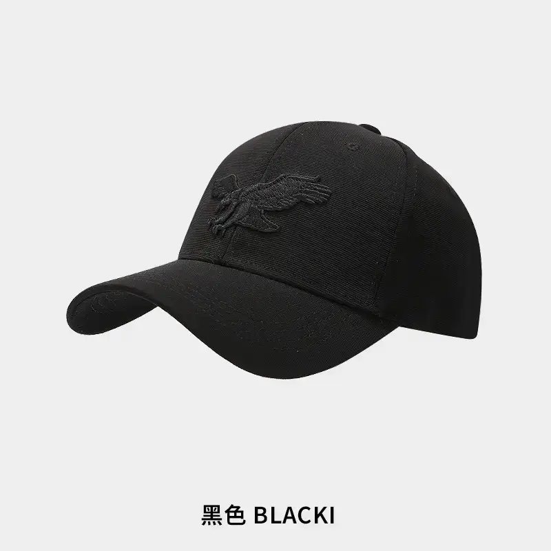 Black Gold Three-Dimensional Eagle Cap for Men - Image 6