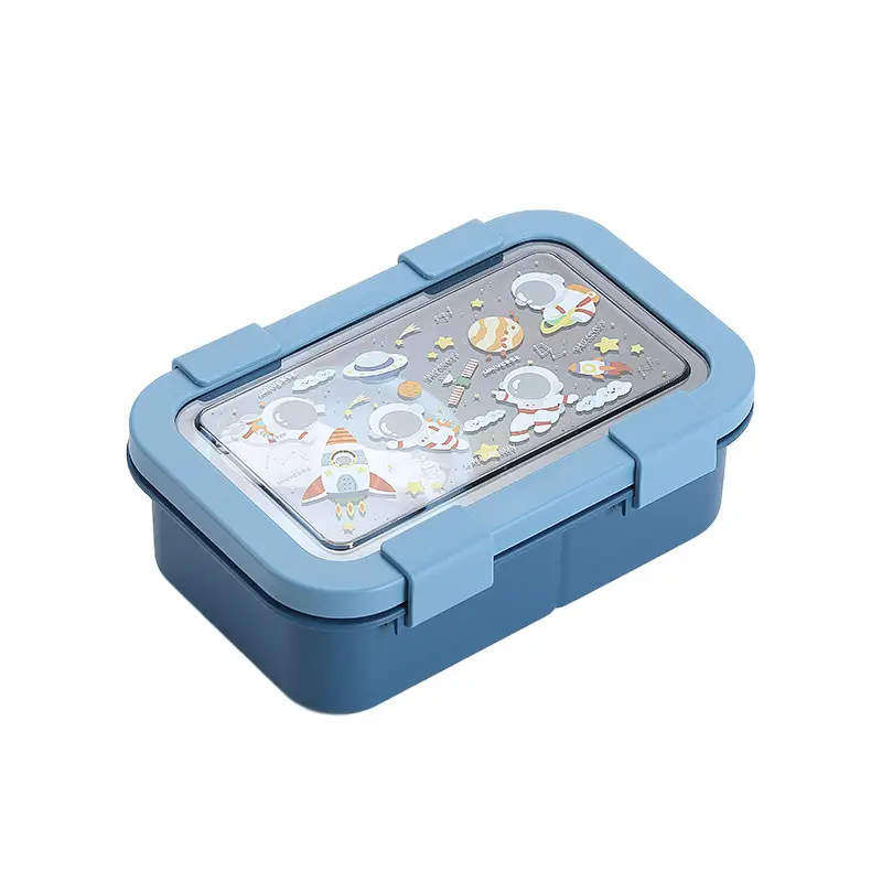 Cross-border Portable Children's Lunch Lunch Box Microwave Oven Student Office Worker Double-layer Lunch Box Compressed with Soup Bowl Lunch Box