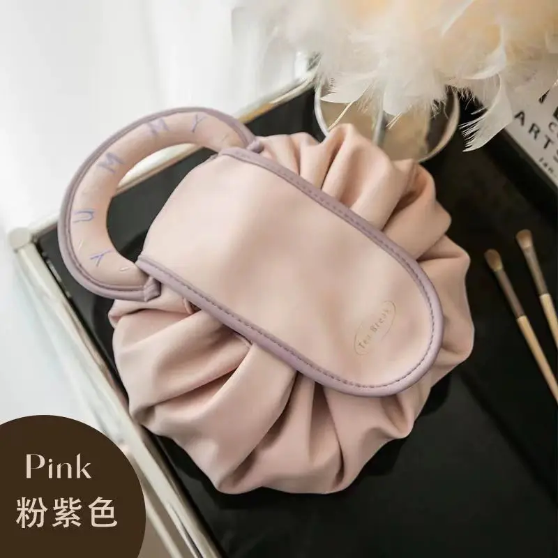 Pink Satchel Travel Bag Large Capacity Storage Bag