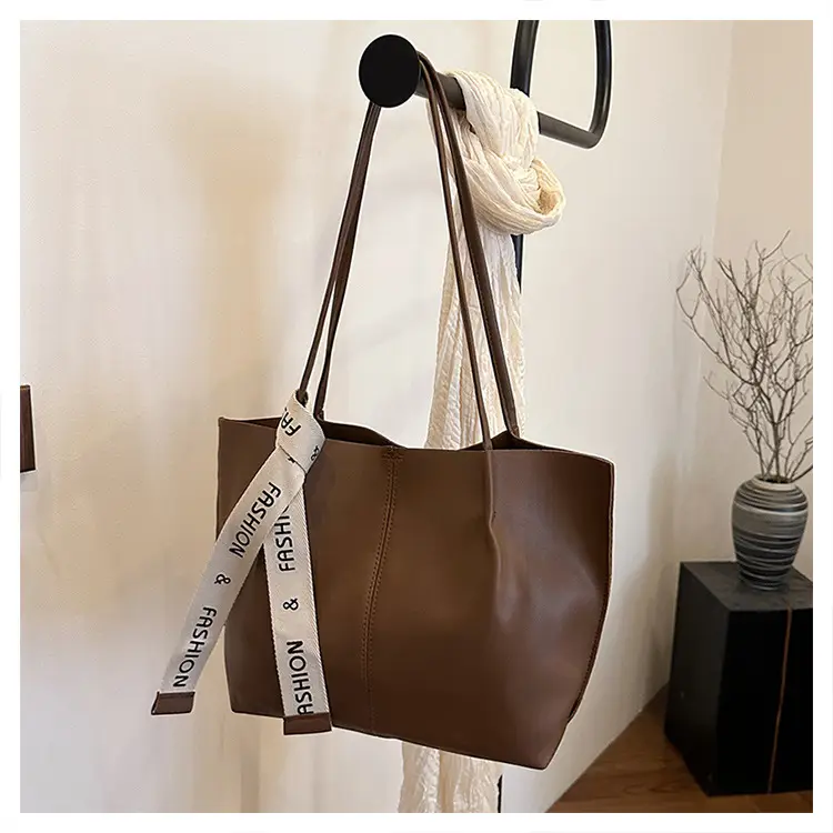 Vintage Brown Tote Bag Large Capacity 2024 — feature 13