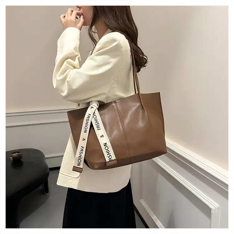 Vintage Brown Tote Bag Large Capacity 2024 — feature 16