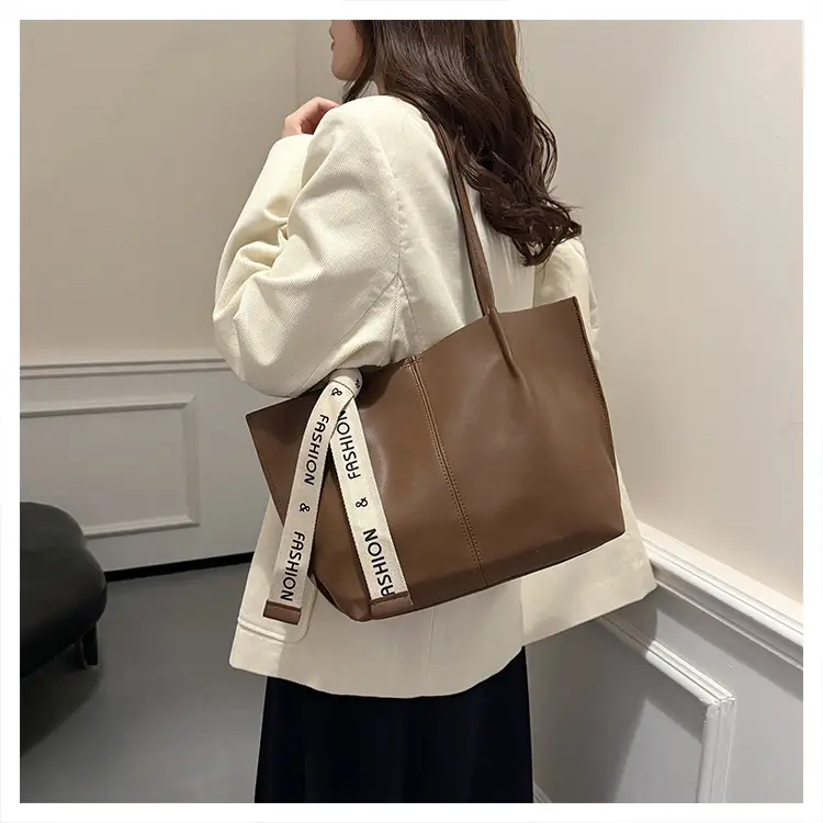 Vintage Brown Tote Bag Large Capacity 2024 — feature 17