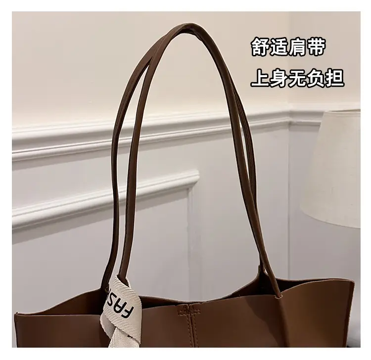 Vintage Brown Tote Bag Large Capacity 2024 — feature 4