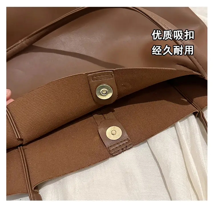 Vintage Brown Tote Bag Large Capacity 2024 — feature 7