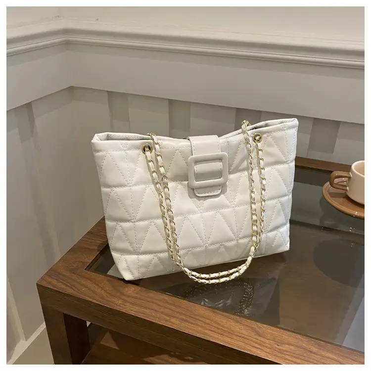 Chanel Style Rhombic Chain Bag Women 2024 - Image 6