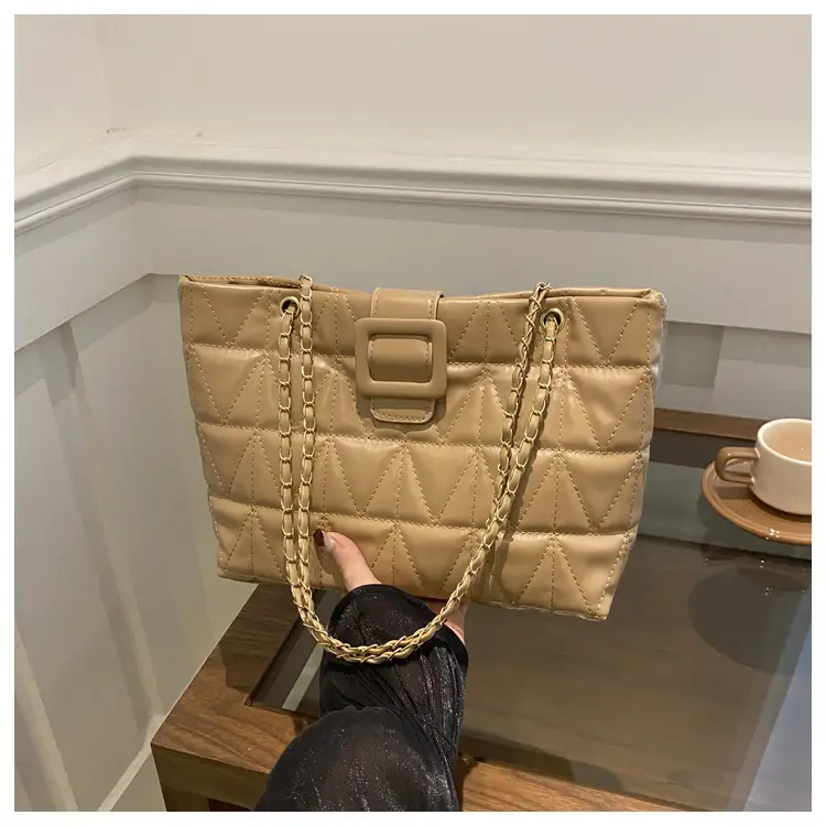 Chanel Style Rhombic Chain Bag Women 2024 - Image 3