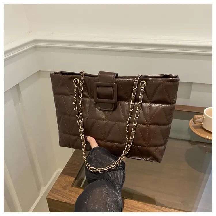 Chanel Style Rhombic Chain Bag Women 2024 - Image 4