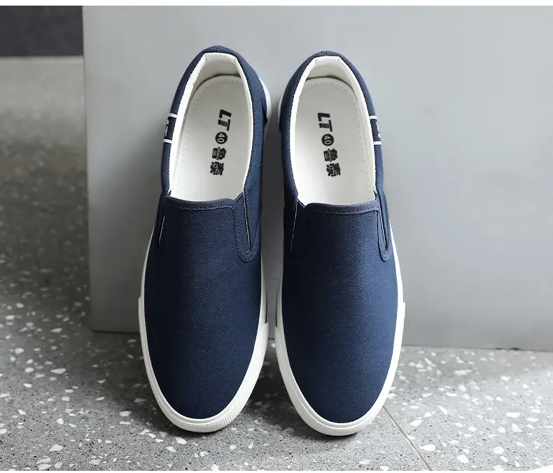 White Platform Canvas Shoes Women's Slip-on Canvas Shoes Student Shoes Women's Autumn Single-layer Shoes Women's Casual Shoes White Shoes — feature 11