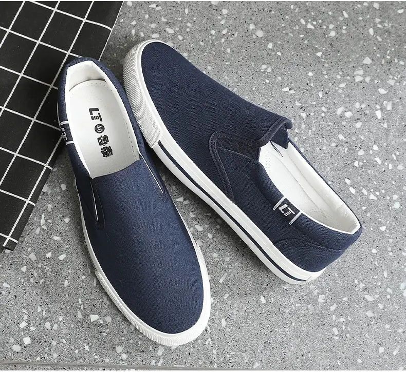 White Platform Canvas Shoes Women's Slip-on Canvas Shoes Student Shoes Women's Autumn Single-layer Shoes Women's Casual Shoes White Shoes — feature 13