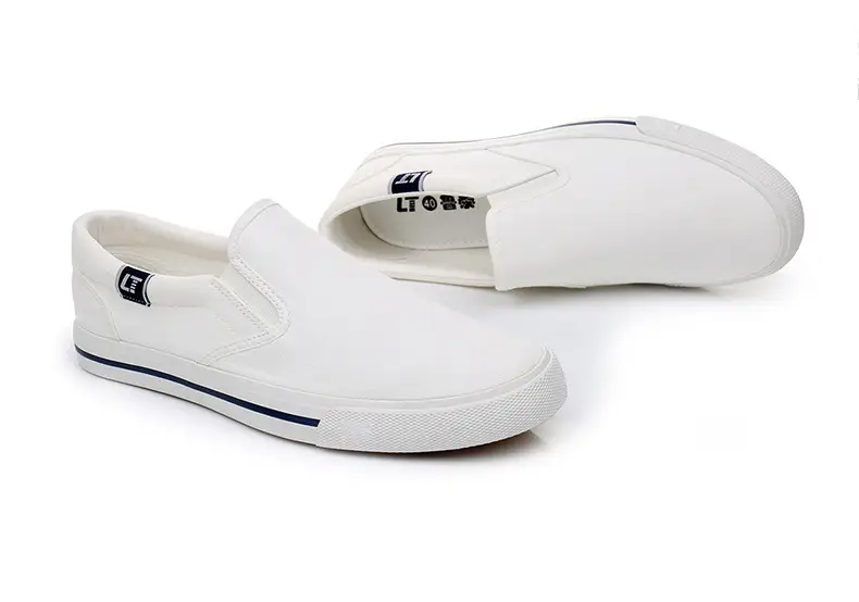 White Platform Canvas Shoes Women's Slip-on Canvas Shoes Student Shoes Women's Autumn Single-layer Shoes Women's Casual Shoes White Shoes — feature 18