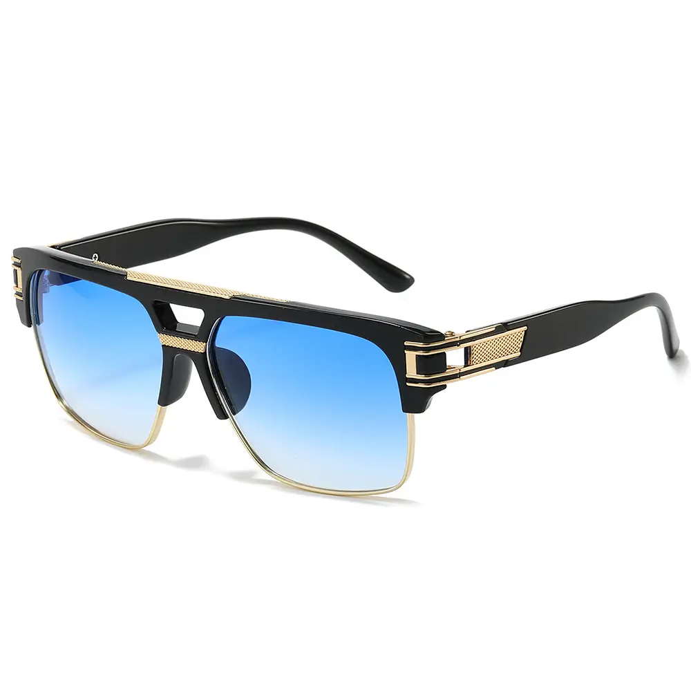 2024 Metal Square Sunglasses UV-Proof Women Men - Image 9
