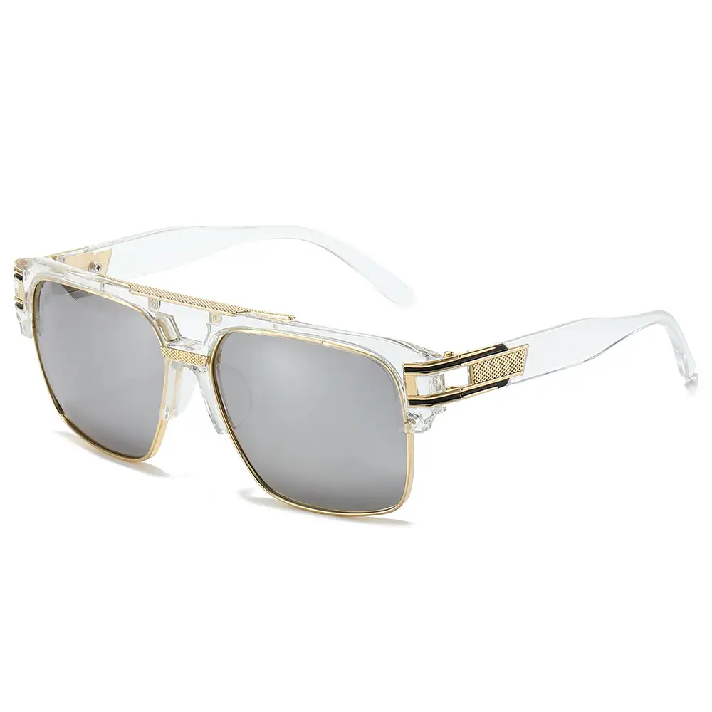 2024 Metal Square Sunglasses UV-Proof Women Men - Image 12