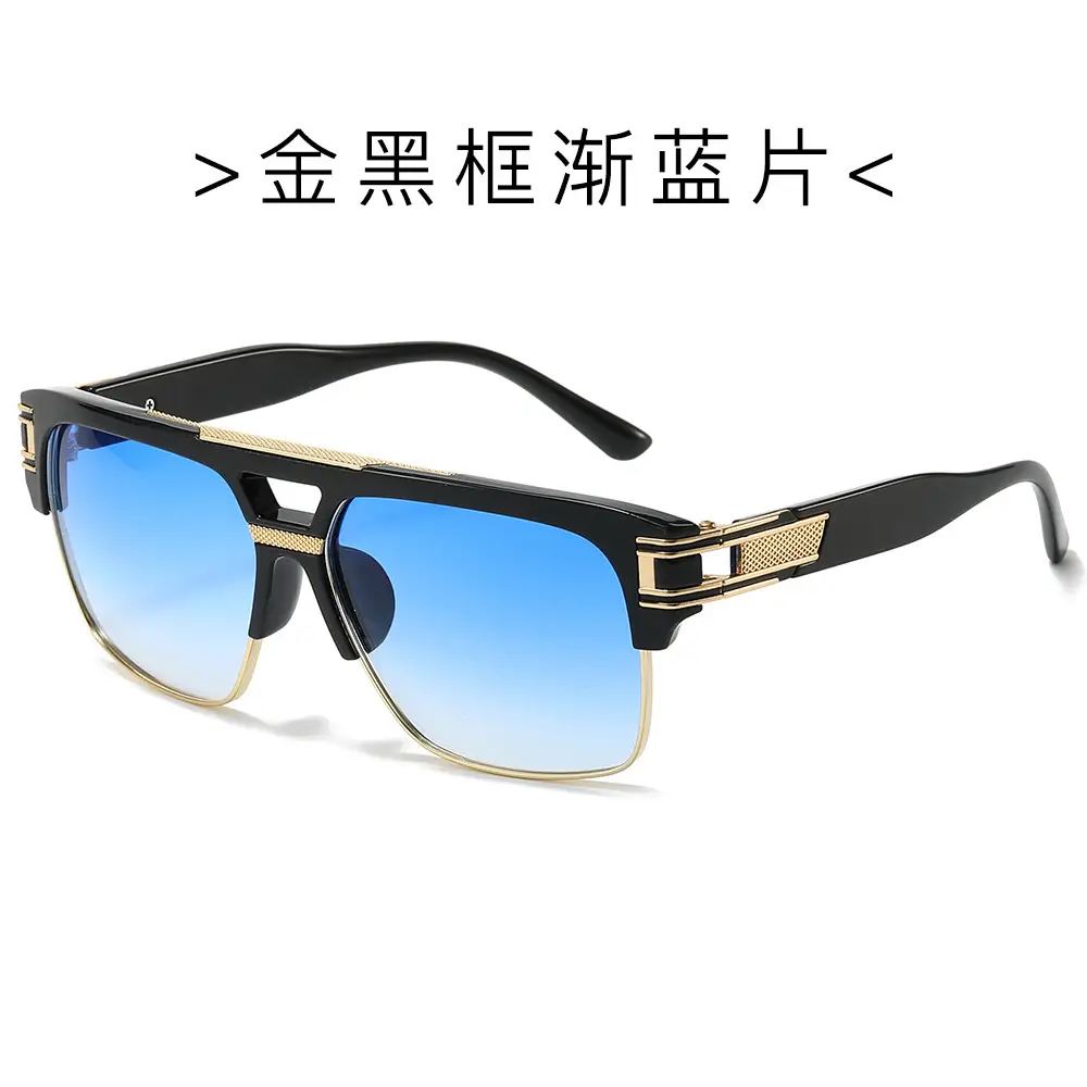 2024 Metal Square Sunglasses UV-Proof Women Men - Image 3