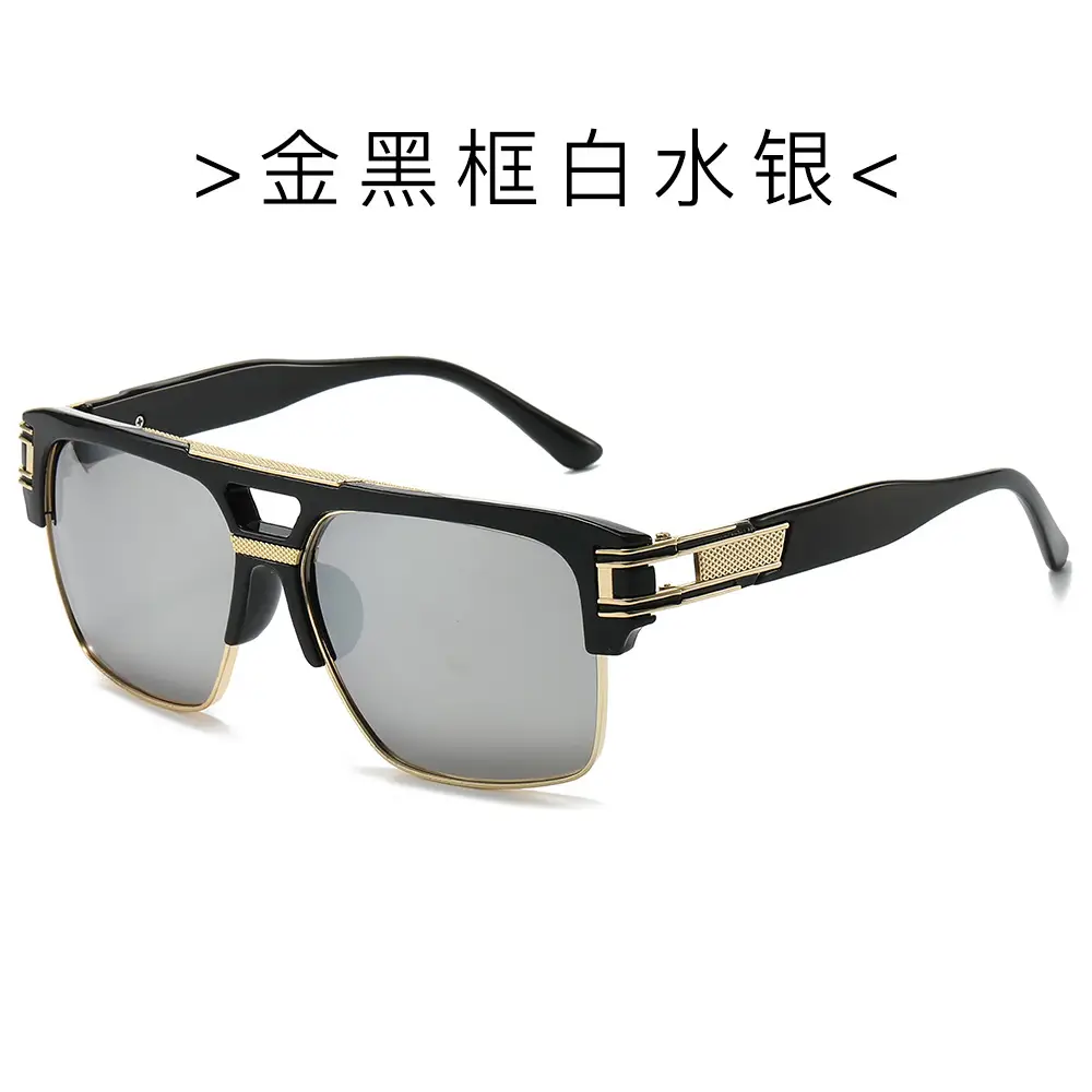 2024 Metal Square Sunglasses UV-Proof Women Men - Image 4
