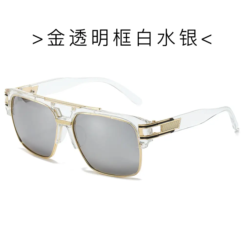 2024 Metal Square Sunglasses UV-Proof Women Men - Image 5