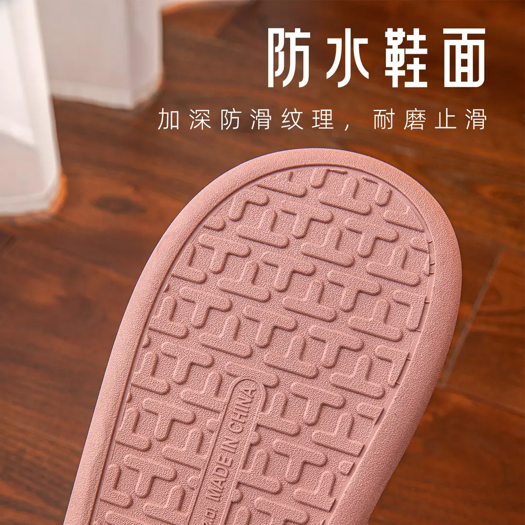 Lidani PU waterproof cotton shoes women's winter outdoor warm indoor home non-slip moon shoes lovers slippers men's wholesale