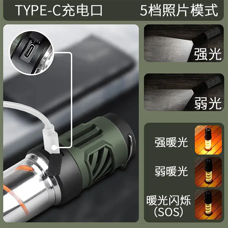LED Outdoor Mosquito Repellent Lamp with Flashlight Function — feature 5