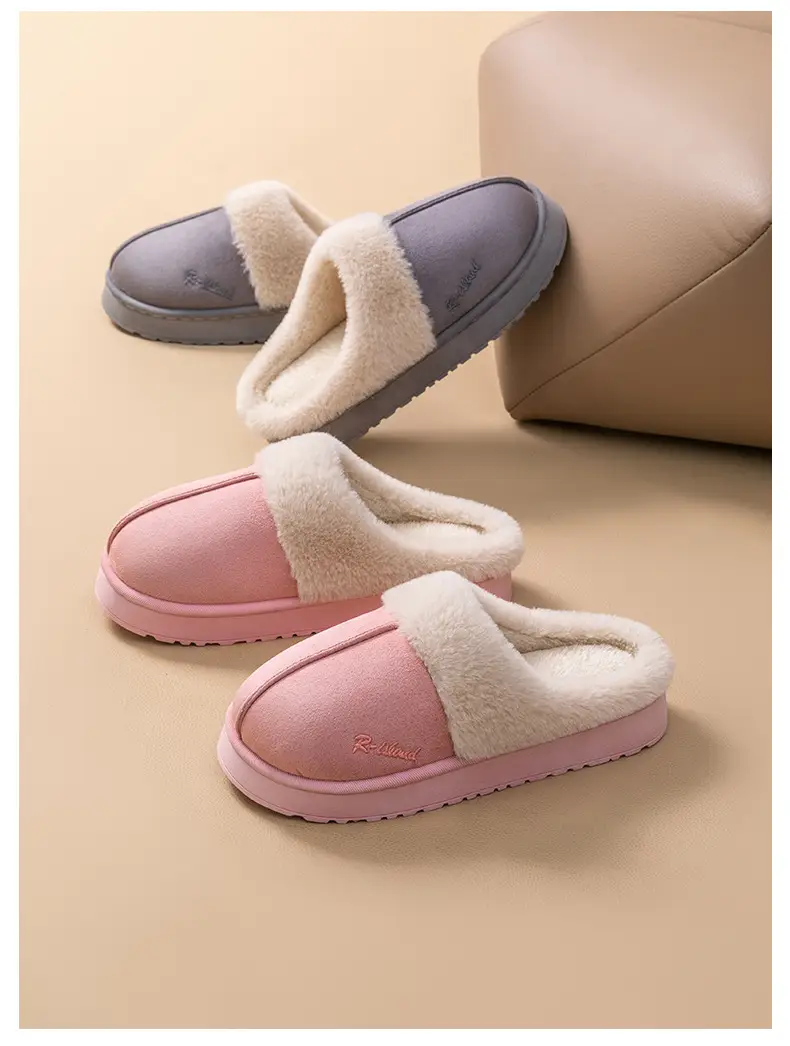 Women's Warm Fleece Lined Slippers Autumn Winter — feature 14