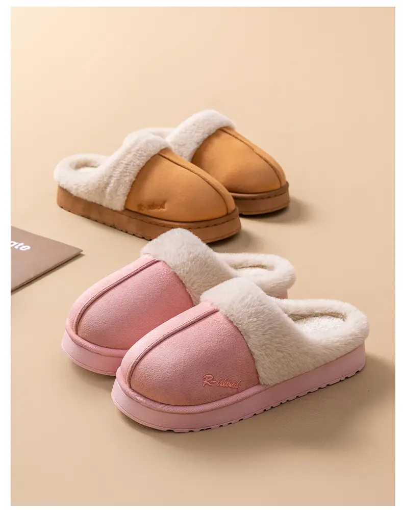 Women's Warm Fleece Lined Slippers Autumn Winter — feature 19