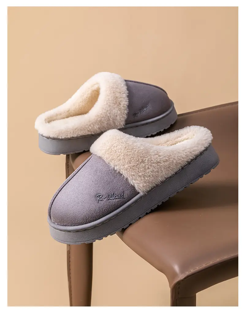 Women's Warm Fleece Lined Slippers Autumn Winter — feature 21