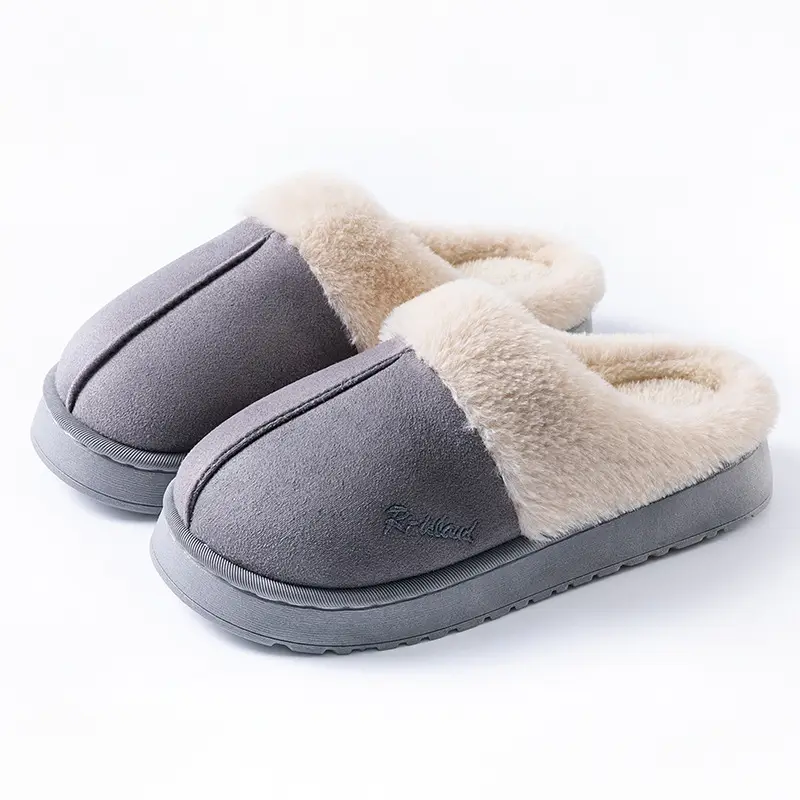 Women's Warm Fleece Lined Slippers Autumn Winter - Image 4