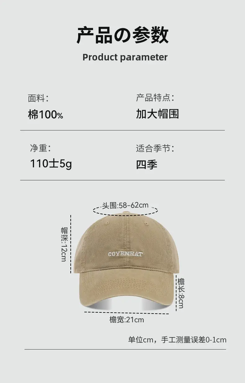 Coyenrat Embroidered Purple Baseball Cap Men — feature 3