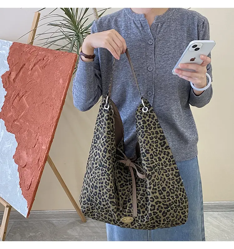 Leopard Print Shoulder Bag for Women Autumn New — feature 12