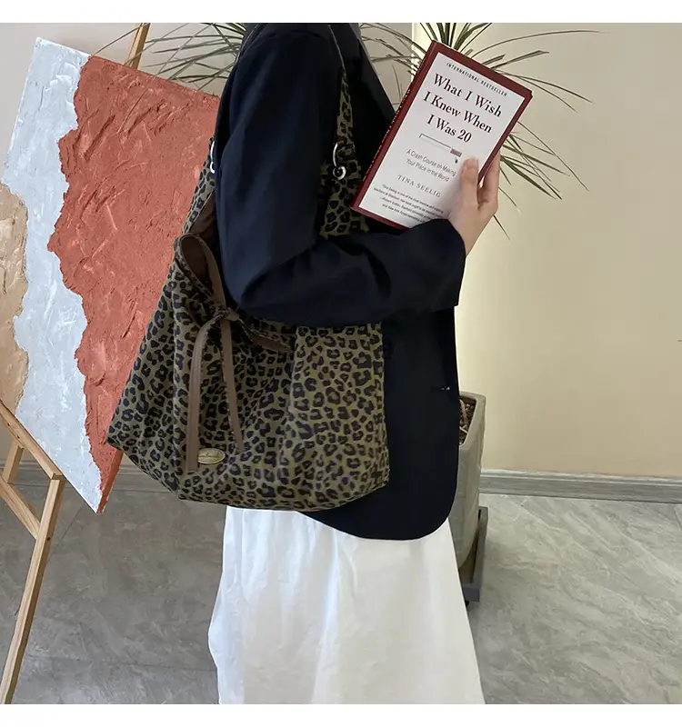 Leopard Print Shoulder Bag for Women Autumn New — feature 26