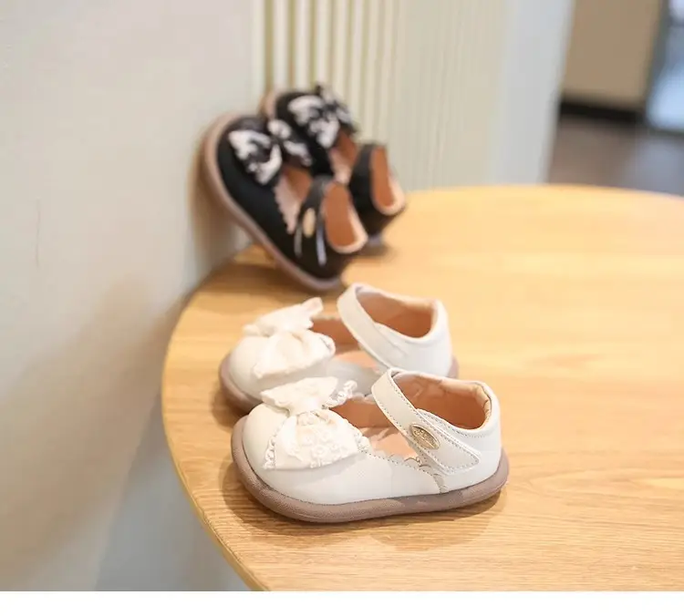 Baby Girl Boots Black Bow Autumn 1-2Yrs — feature 1