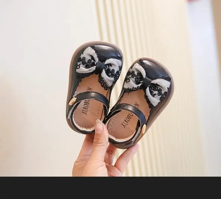 Baby Girl Boots Black Bow Autumn 1-2Yrs — feature 11