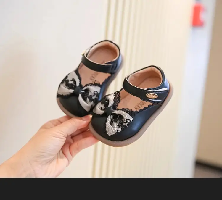 Baby Girl Boots Black Bow Autumn 1-2Yrs — feature 12