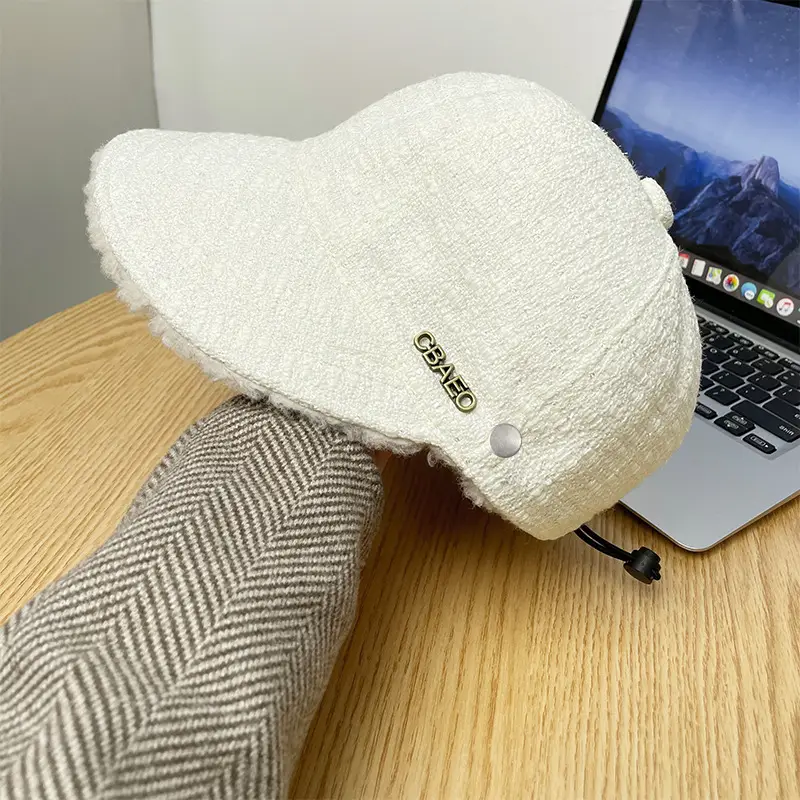 Women's Black Fisherman Hat with Button Closure — feature 10
